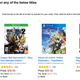 $10 credit towards anime video games with anime movie purchase